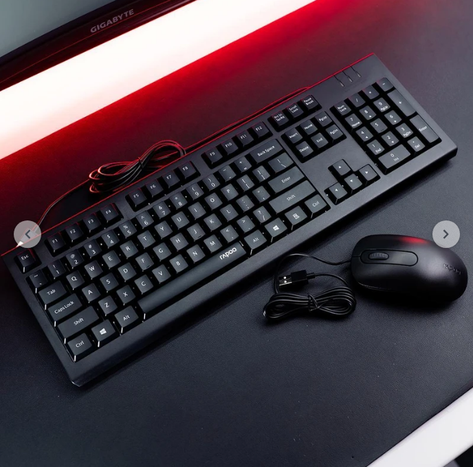 کیبورد و ماوس سیمی رپو مدل X130PRO