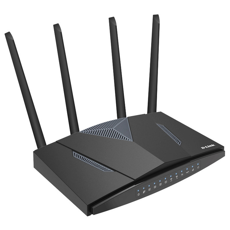روتر بیسیم 4G خانگی دی-لینک مدل DWR-M960 4G AC1200 با پشتیبانی از 32 کاربر، چهار درگاه LAN گیگابیت، پورت USB 2.0، اتصال WAN و سیمکارت، آنتن خارجی چهارگانه و کلیدهای WPS، Reset و روشن/خاموش